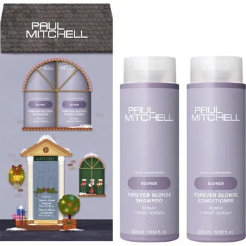 Kosmetická sada Dárková sada pro blond vlasy Paul Mitchell Forever Blonde Duo + dárek zdarma