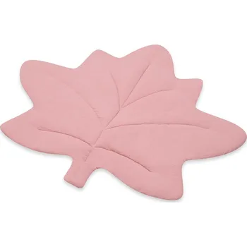 Hrací deka BAZÁREK Mušelínová hrací deka New Baby Maple Leaf pink