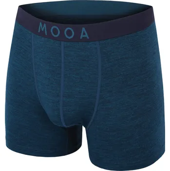 Boxerky Pánské boxerky MOOA MerinoSilk 4in Velikost: M / Barva: modrá