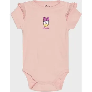 Sinsay - Bavlněné body s krátkým rukávem Daisy - růžová - 9985E-39X - 9985E-39X-68