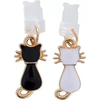 Záslepka Charm Cats (1 Ks black, 1 Ks white) pro Lightning konektor