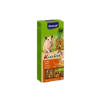 Krmivo pro ptáka Kracker křeček med+špalda 2ks 112g