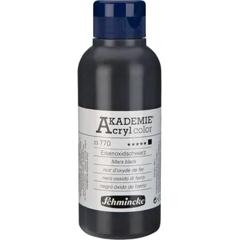Vodová barva Schmincke Akademie Akrylová barva 770 Mars Black 250 ml 1 ks