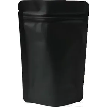 Sáček na potraviny CMpepper Doypack ZIP 10×15+3 cm černý matný s AL vrstvou 100 ks