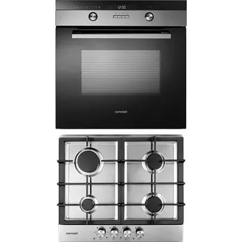 Set domácích spotřebičů Concept ETV6060 + Plynová deska Concept PDV4560
