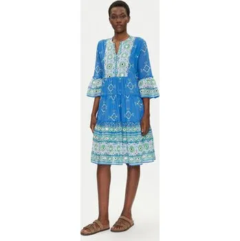 Dámské šaty Iconique Letní šaty IC25-091 Modrá Regular Fit XL