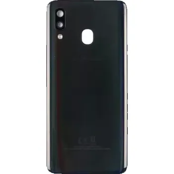 Náhradní kryt pro mobilní telefon Samsung A405 Galaxy A40 kryt baterie + sklíčko kamery black