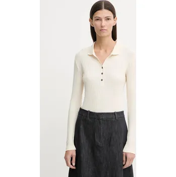 Pánské tričko Tričko s dlouhým rukávem Marc O'Polo 600207855019 béžová 80X, vel. XXL