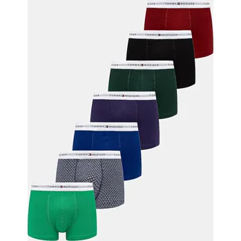 Boxerky Boxerky Tommy Hilfiger 7-pack UM0UM03383 zelená 76X, vel. S