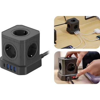 Newell GaN Power Cube 9v1 – černá NL4387