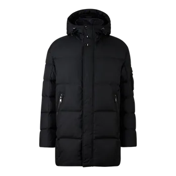 Pánská parka Pánský krátký péřový kabát Jones-D2 v černé barvě 52
