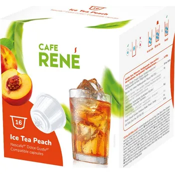 Káva René Café Café René Ice Tea Peach 16 kapslí