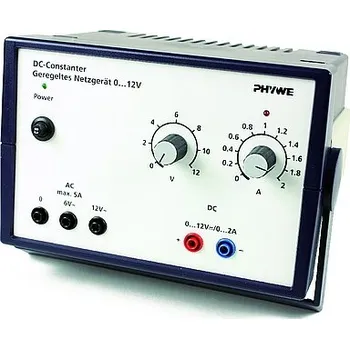 Napájecí zdroj pro osvětlení Stabilizovaný napájecí zdroj 230 V, DC: 0...12V, 2A, AC: 6V/12V, 5A