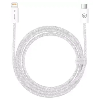 Datový kabel Datový kabel USB C na Lightning, délka 1m, PD 20W 2,4A, barva bílá