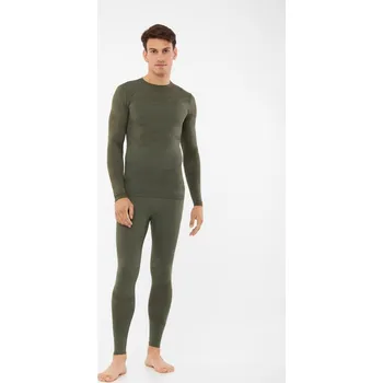 Set pánského termoprádla Pánský merino termoset Viking Gasher zelená 3XL