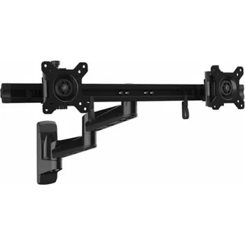 Držák monitoru StarTech.com Wall Mount Dual Monitor Arm, Articulating Ergonomic VESA Wall Mount for 2x 24" Displays, Synchronized Adjustable Crossbar, Tilt/Swivel/Rotate, Double Screen Mount Bracket - Multi Monitor