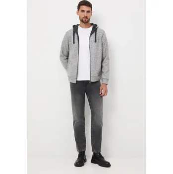 Pánská mikina Mikina Medicine pánská, šedá barva, s kapucí, melanžová RW25-BLMA15 09M, vel. M