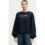 Bavlněná mikina Tommy Hilfiger WW0WW48783 námořnická modř 59X, vel. XS