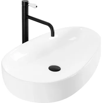 Umyvadlo na desku REA SANDRA bílé