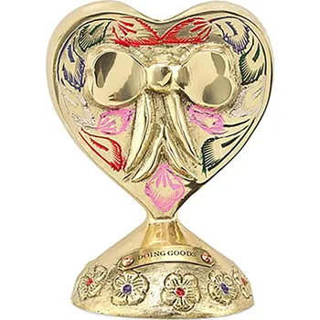 Svícen Dekorativní svícen Doing Goods Bubbly Heart 10 x 8 x 6 cm 1.20.30.049.923.3 žlutá 18X