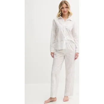 Dámské pyžamo Bavlněné pyžamo Lauren Ralph Lauren ILN92426 bílá 00X, vel. S