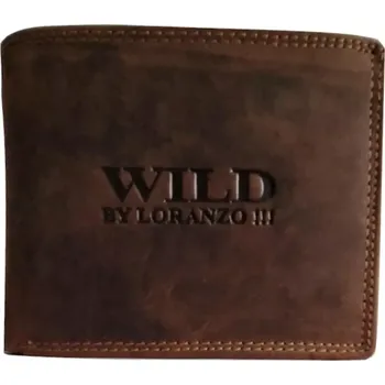 Pánská kožená peněženka Wild By Loranzo hnědá 855 | COOLTOVKA.CZ