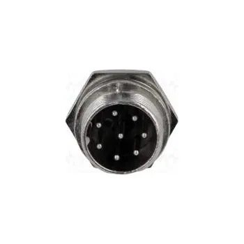 Elektrická zásuvka Zásuvka mikrofonní vidlice PIN 8 do panelu Pr.mont.otv 16mm