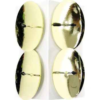 Vánoční svícen SEIZIS Bodec na svíčku, pr.7cm, 4ks, kov, zlatý