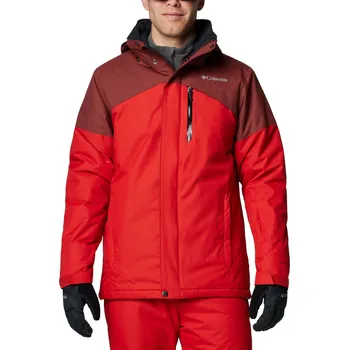 Pánská větrovka Pánská Bunda COLUMBIA LAST TRACKS II JKT 2087411698 – Červená L