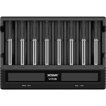 Nabíječka baterií Xtar VC8-charger, 1*A-C USB Cable