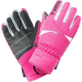 Rukavice Dětské Rukavice BRUGI 1ZG4 1ZG4/TD23/1C/D3Z – Růžová 158/164