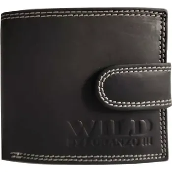 Peněženka Pánská kožená peněženka Wild By Loranzo černá 903 | COOLTOVKA.CZ