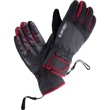 Rukavice Pánské Rukavice HI-TEC HURI 37430-EB MEL/MERLOT – Šedá L/XL