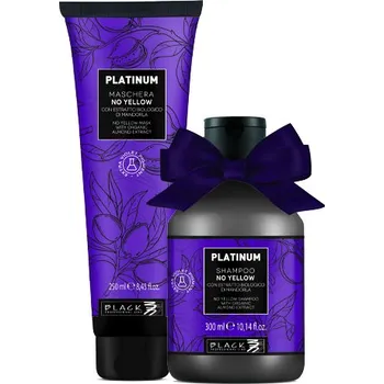 Vlasová regenerace Black Platinum No Yellow vánoční balíček