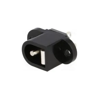 Elektrická zásuvka Zásuvka napájecí DC vidlice 5,5/2,5mm s vypínačem pájení 1A