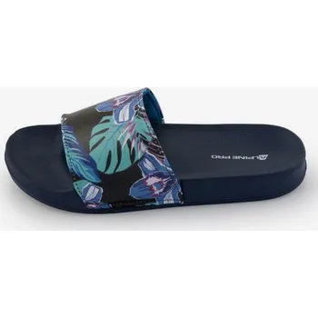 Dámská obuv ALPINE PRO Dámské Tmavě modré dámské vzorované pantofle ALPINE PRO Barletta Modrá 37 (1979089)