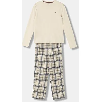 Dámské noční prádlo Dětské pyžamo Tommy Hilfiger UB0UB00585.9BYA béžová 80X, vel. 140-152