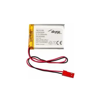 Článková baterie Akyga Li-Pol baterie LP503040 3.7V / 550mAh PCM JST 2.54 2Pin