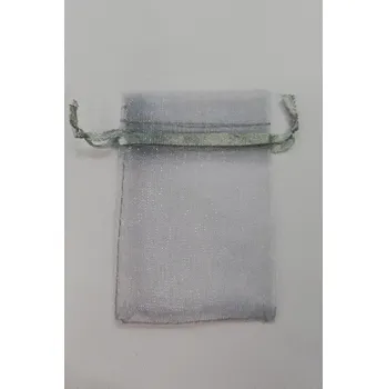 Dárková taška Organzový sáček - 9 x 7 cm - šedý