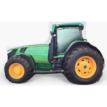 Polštář Bytový Textil Škodák a.s. Polštář dětský dekorační 3D, traktor, 51×33 cm