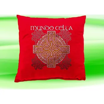 Dekorativní polštářek Polštářek MUNDO CELTA červený (polštář 35x35 cm )