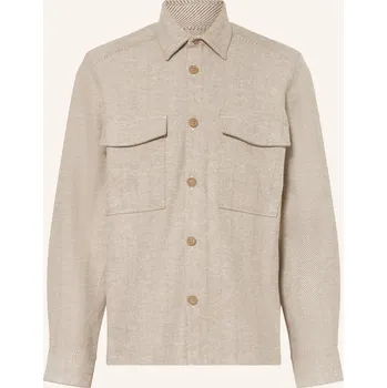 Pánská košile Drykorn Pánská Košile Gunray Slim Fit, krémová / černošedá, 40