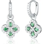 Zlatnictví Helios Stříbrné náušnice s čtyřlístky