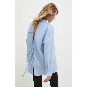 Pánská košile Bavlněná košile Answear.LAB kdd038.sng.tjs modrá 55X, vel. M