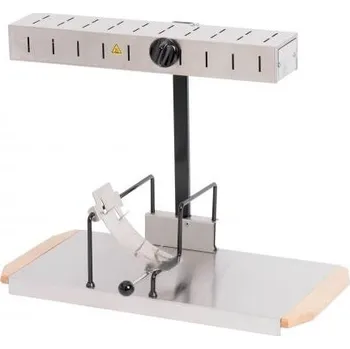 Zahradní gril L.TELLIER Raclette party gril Alpage 01NX nerez na 1/2 bochníku sýra