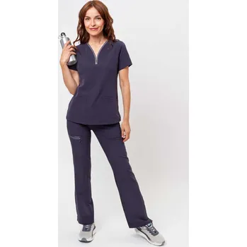 Dámský overall Dámská lékařská souprava Healing Hands (halena Sonia, kalhoty Nisha) šedá