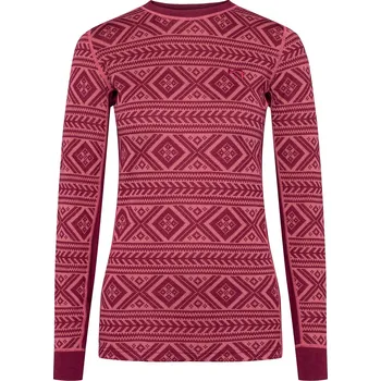Dámské tričko Dámské Termo tričko KARI TRAA FLOKE LS 622596-ROUGE – Červená XS