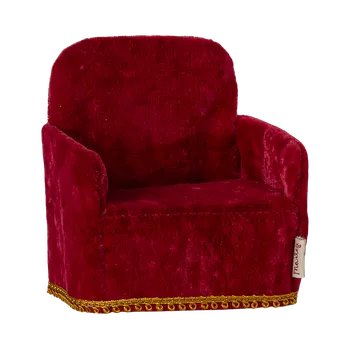 plyšák Plyšové křesílko červené Maileg