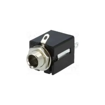 Elektrická zásuvka Zásuvka Jack 6,3mm zásuvka stereo póly 3 přímý pájení