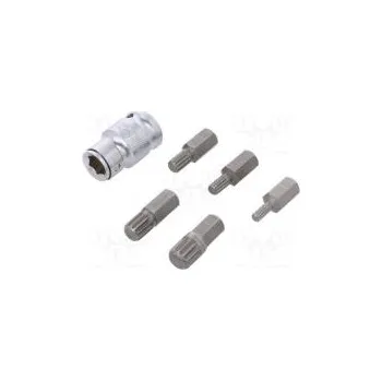 Příslušenství k nářadí Sada šroubovací bity Poč.ks 6 spline (12hran) Upevnění 1/2"